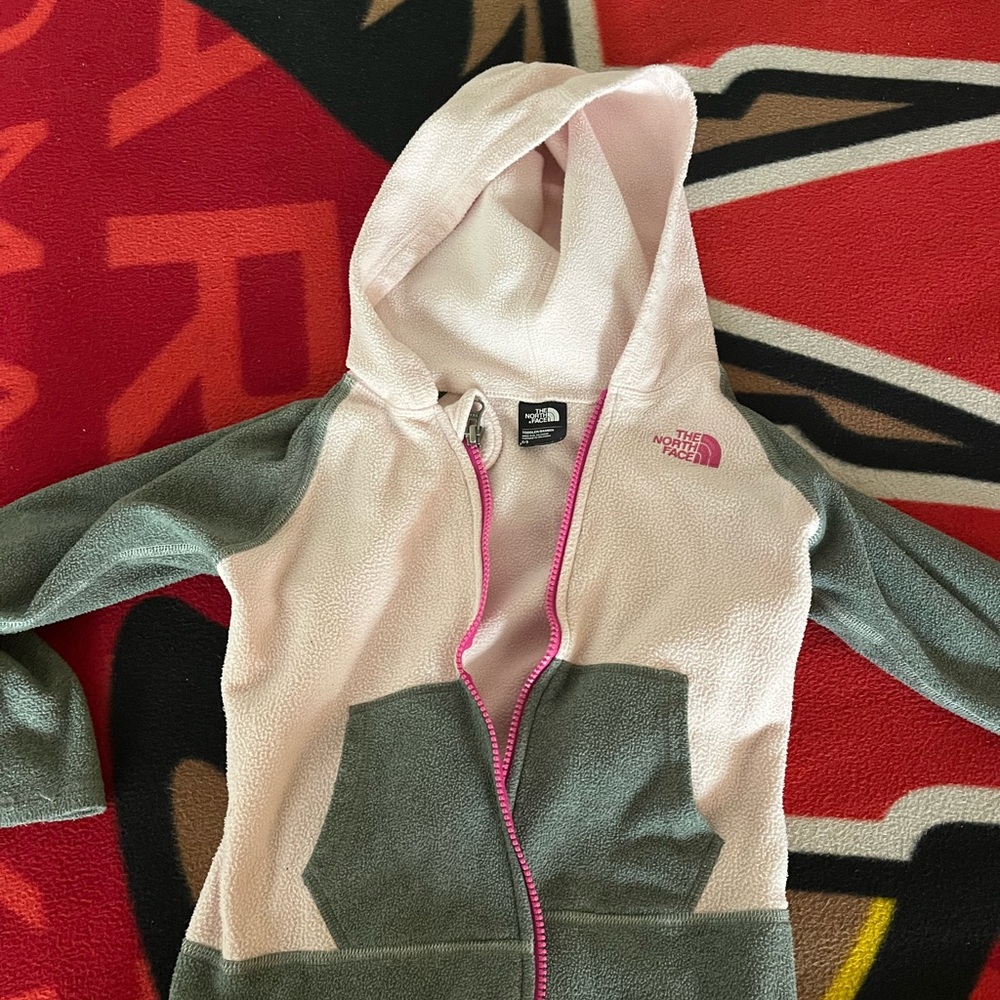 North face toddler size 5 full zip fleece.